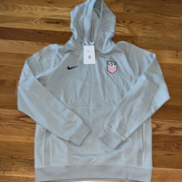 Nike NEW Team USA MNT Soccer Soft Fleece Travel Hoodie Hooded Sweater Sweatshirt - Picture 5 of 10